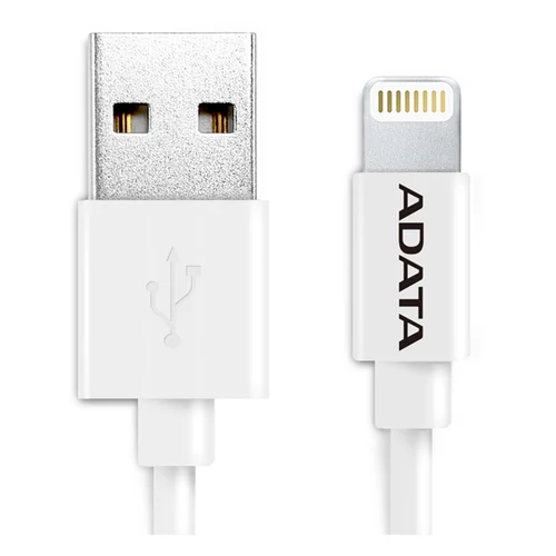 ADATA kábel USB - Lightning 1m műanyag fehér