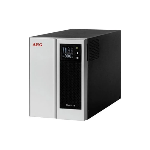 AEG UPS Protect B.500 (4 IEC13) 500VA (350 W) LINE-INTERACTIVE szünetmentes, torony - USB felügyelet,+DIN-adapter