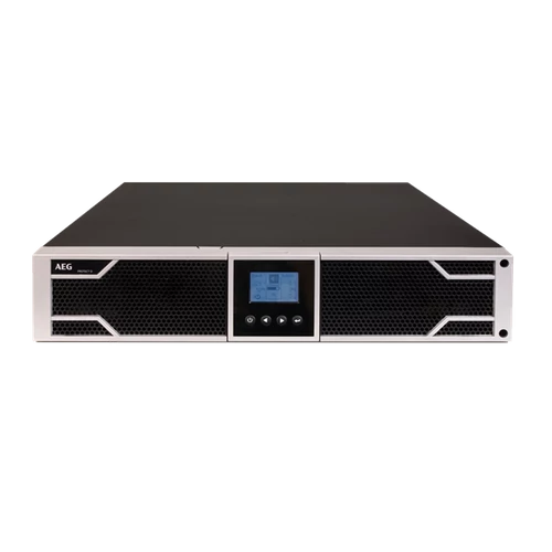 AEG szünetmentes tápegység, PROTECT D 2000, 2000VA (1800W), 8 x IEC 320 C13, online kettős konverziós UPS, rack/tower