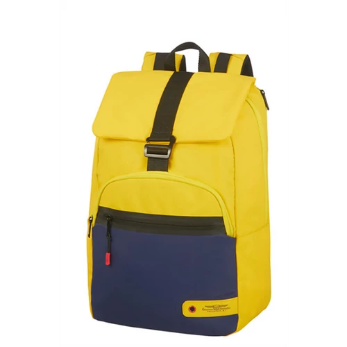 AMERICAN TOURISTER NŐI Notebook hátizsák 125115-4582, LAPT. BACKPACK 15.6" (BLUE/YELLOW) -CITY AIM