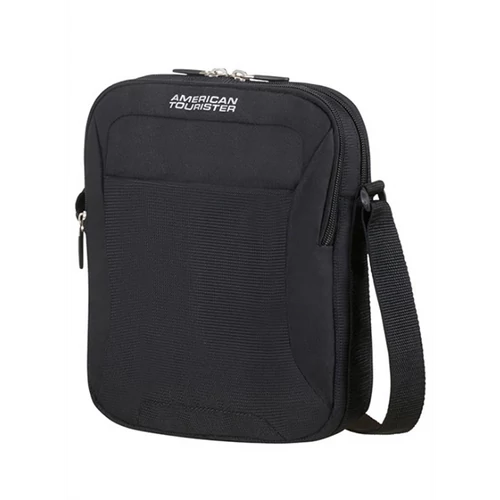 AMERICAN TOURISTER Keresztpántos táska 74144-1817, Crossover Bag (SOLID BLACK) -ROAD QUEST