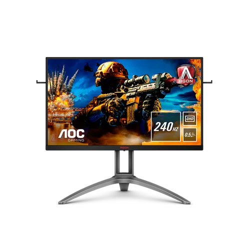 AOC Gaming 240Hz monitor 27" AG273QZ, 2560x1440, 16:9, 400cd/m2, 0.5ms, 2xHDMI/DisplayPort/4xUSB, Pivot, hangszóró