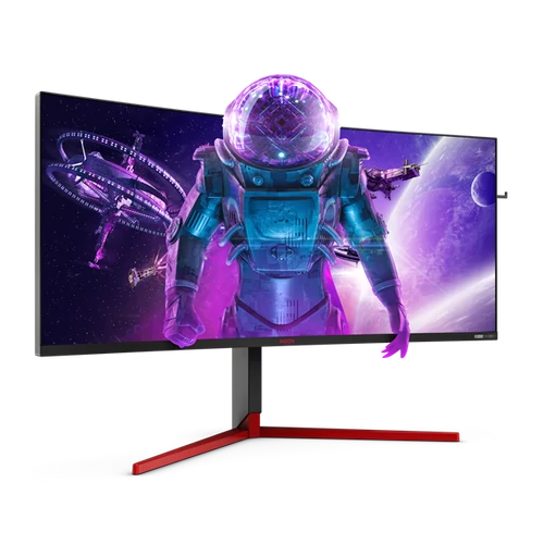 AOC ívelt Gaming 200Hz VA monitor 35" AG353UCG, 3440x1440, 21:9, 1000cd/m2, 2ms, HDR, HDMI/2xDP/4xUSB/Audio, G-SYNC Ult.