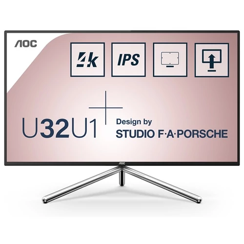 AOC IPS monitor 31.5" U32U1, 3840x2160, 16:9, 600cd/m2, 5ms, 2xHDMI/DisplayPort/USB-C/3xUSB, Pivot, hangszóró