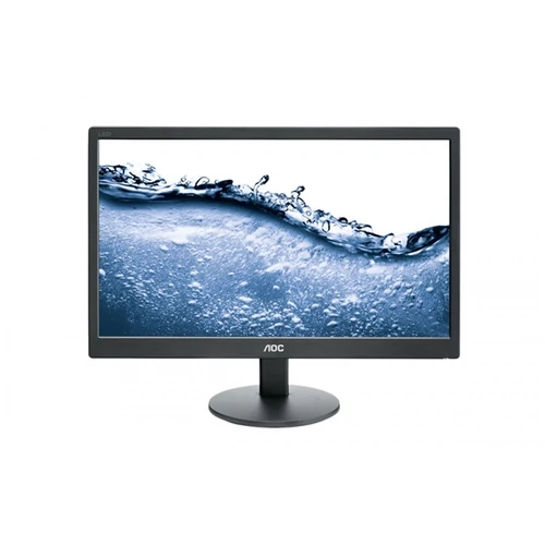 AOC monitor 19.5" E2070SWN, 1600x900, 16:9, 200cd/m2, 5ms, 60Hz, VGA