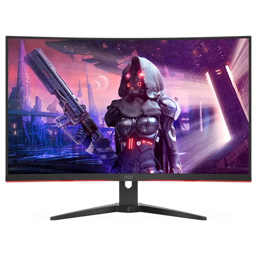 AOC Ívelt Gaming 165Hz VA monitor 31.5" CQ32G2SE/BK, 2560x1440, 16:9, 250cd/m2, 1ms, 2xHDMI/DisplayPort, hangszóró