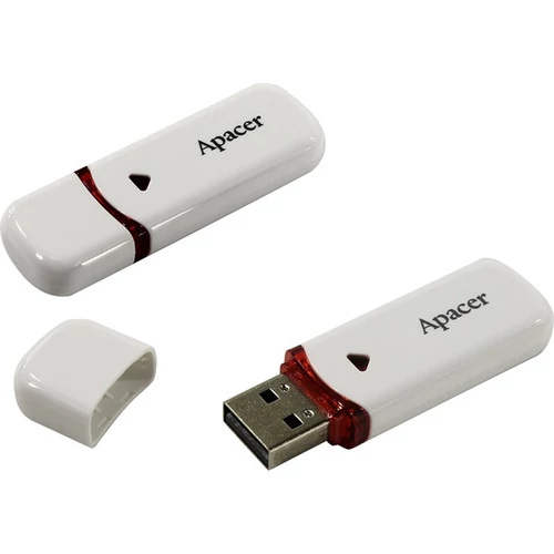 APACER Pendrive 64GB AH333 USB 2.0, Fehér