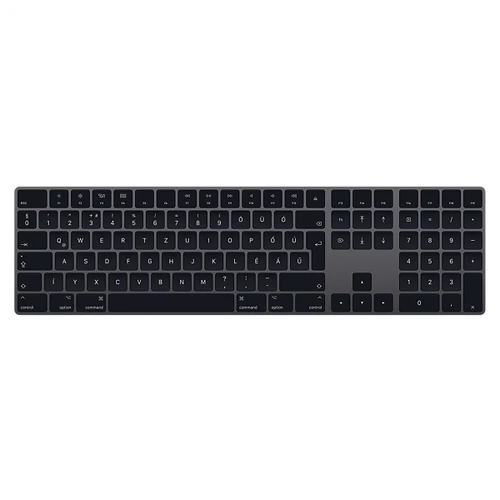 APPLE Magic Keyboard with Numeric Keypad - HU, vezeték nélküli billentyűzet számbillentyűzettel - magyar, Space Grey