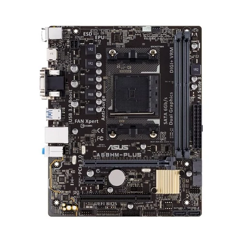 ASUS Alaplap FM2 A68HM-PLUS AMD A68H, mATX