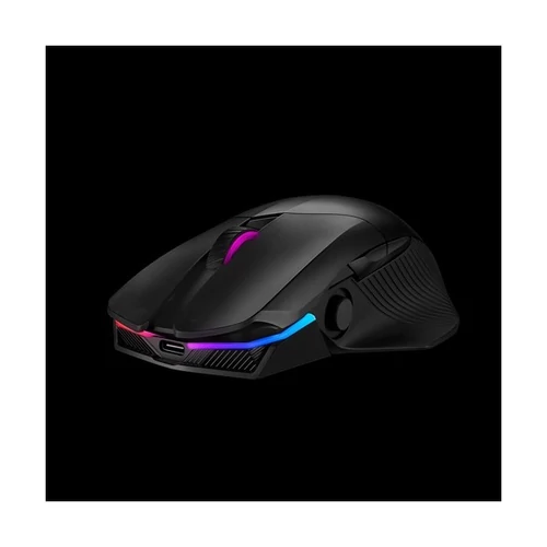 ASUS Vezetékes / Vezeték Nélküli egér ROG CHAKRAM USB Optikai, Fekete 16000DPI