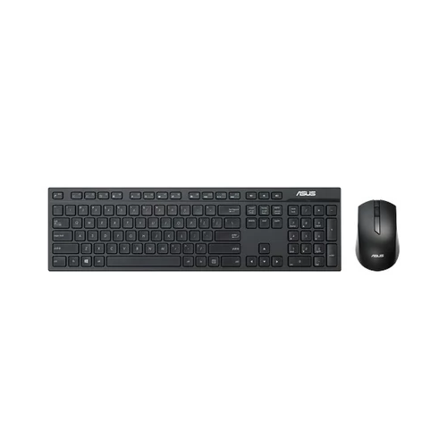 ASUS Vezeték Nélküli Billentyűzet + Optikai egér W2500 USB, Slim, Fekete