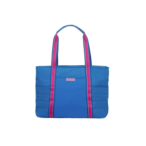 AMERICAN TOURISTER NŐI Shopping táska 120345-4741, TOTE BAG 14.1" (BLUE/PINK) -UPTOWN VIBES