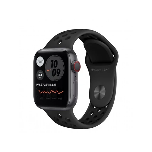 Apple Watch Nike S6 GPS + Cellular, 40mm Space Gray Aluminium Case with Anthracite/Black Nike Sport Band - Regular