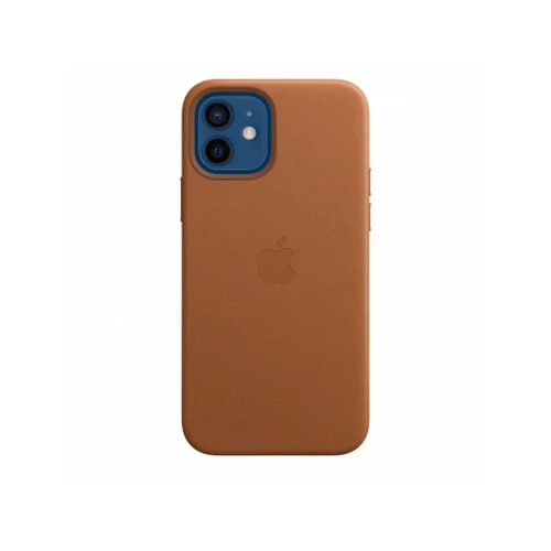 Apple iPhone 12/12 Pro Leather Case with MagSafe - Saddle Brown