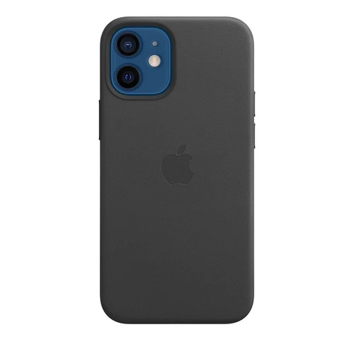 Apple iPhone 12 mini Leather Case with MagSafe - Black