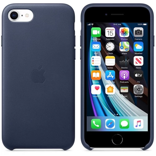 Apple iPhone SE2 Leather Case - Midnight Blue