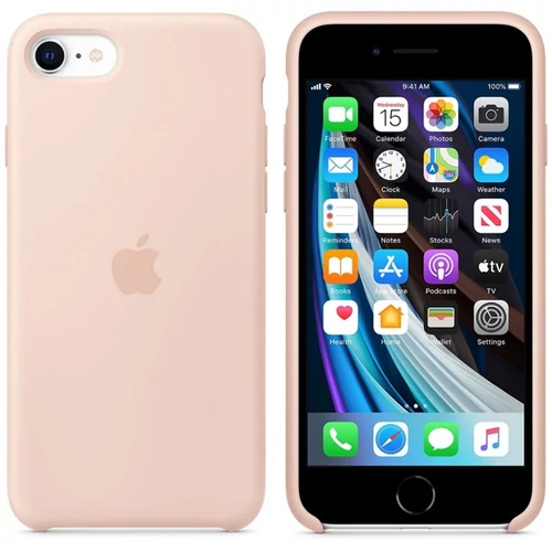 Apple iPhone SE2 Silicone Case - Pink Sand