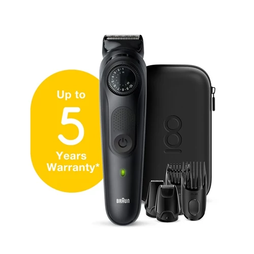 BRAUN BT7 szakállvágó, Design kiadás, fekete