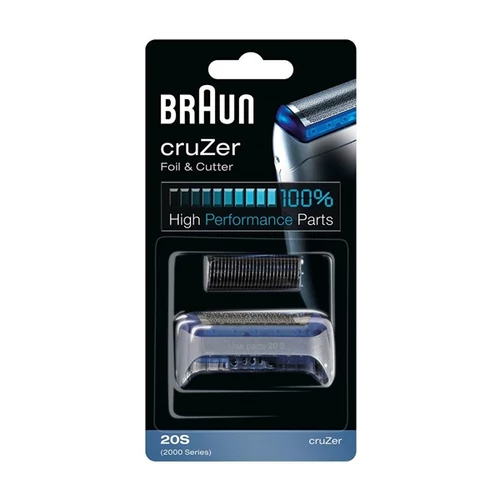 BRAUN 20S csere szita csomag. A cruZer modellekhez