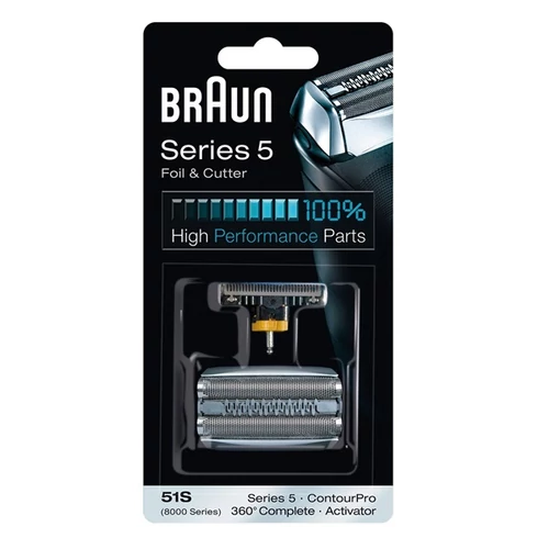 BRAUN Combi 51S csere szita csomag, (korábbi generációs) Series 5/ContourPro/360 Complete/Activator/8000 Series-hez