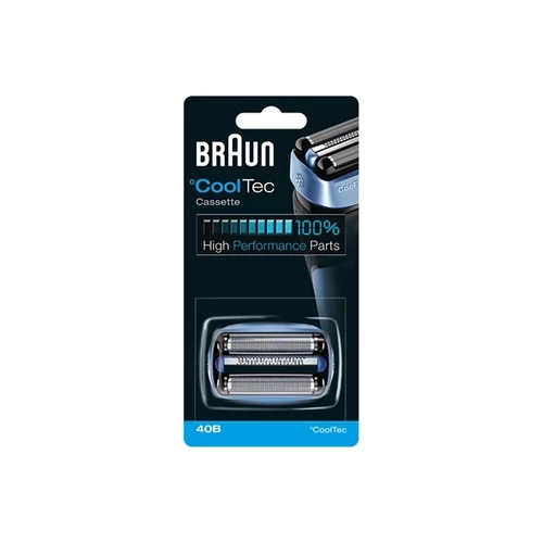 BRAUN °CoolTec Cassette 40B replacement head blue. For °CoolTec