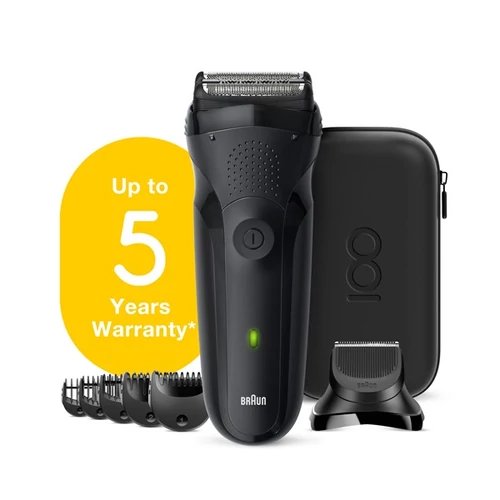 BRAUN Series 3 Shave&Style borotva, Design kiadás, fekete