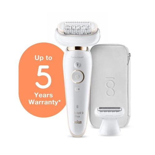 BRAUN Silk-épil 9 Flex Wet&Dry epilátor, Design kiadás 4 kiegészítővel