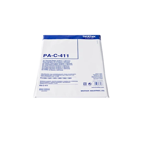 BROTHER PA-C411 A4-es méretű elővágott thermal papír, 100 db, 210mm x 297mm