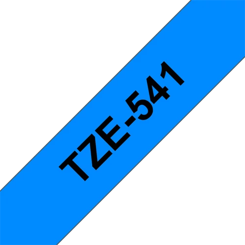 BROTHER szalag TZe-541, Kék alapon Fekete, Laminált, 18mm  0.7", 8 méter