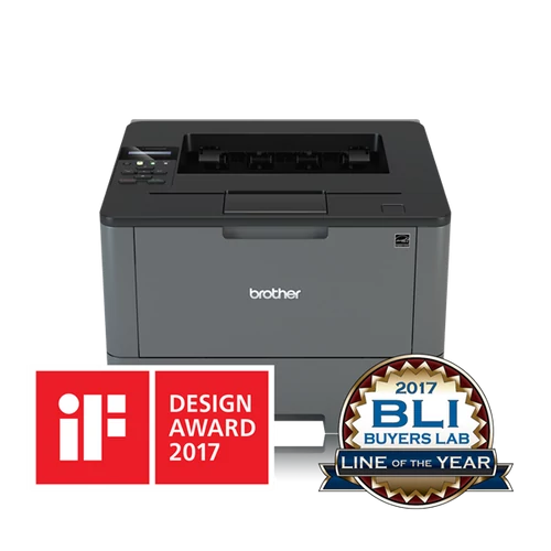 BROTHER Lézernyomtató HL-L5200DW, A4, mono, 40 lap/perc, WiFi/LAN/USB, duplex, 1200x1200dpi, 256MB