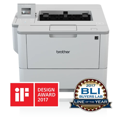 BROTHER Lézernyomtató HL-L6400DW, A4, mono, 50 lap/perc, WiFi/LAN/NFC/USB, duplex, 1200x1200dpi, 512MB