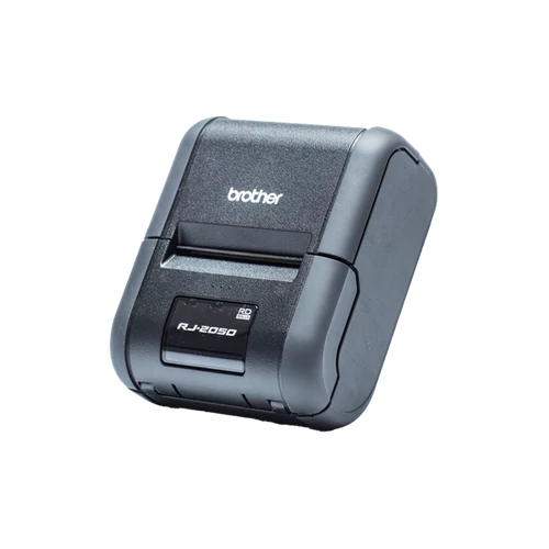 BROTHER Mobil nyomtató (blokk/jegy/dok.) RJ-2050, direkt thermal, 203dpi, WiFi/Bluetooth/USB, 54mm x 1m, IP54, 32 MB