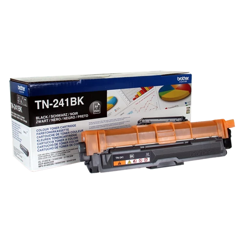 BROTHER Toner TN-241BK, 2500 oldal (ISO/IEC 19798), Fekete