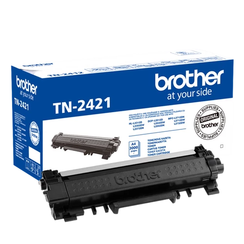 BROTHER Toner TN-2421, Nagy kapacitású - 3000 oldal (ISO/IEC 19752), Fekete