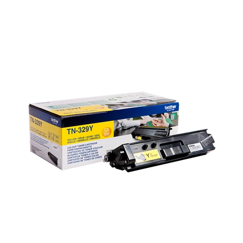 BROTHER Toner TN329Y - 6000 oldal, Sárga