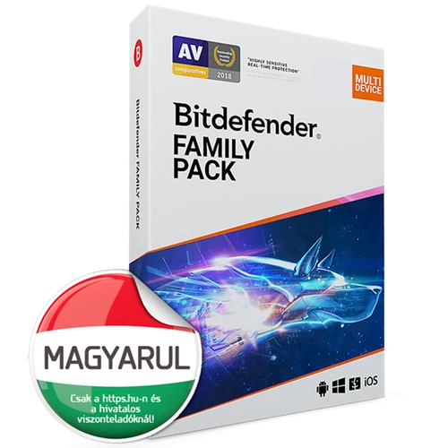 Bitdefender Family Pack 1 év, 15 PC