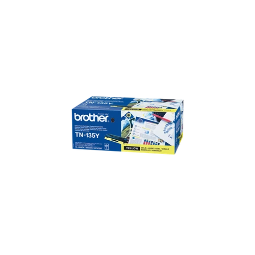 Brother Toner TN-135Y, Nagy töltetű - 4000 oldal, Sárga