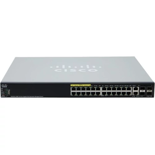 CISCO Switch 24x1000Mbps (24xPOE+) + 4x10Gigabit (2x10Gigabit kombó SFP+ + 2xSFP+), 1xUSB, Fémházas Rackes, Menedzselhet