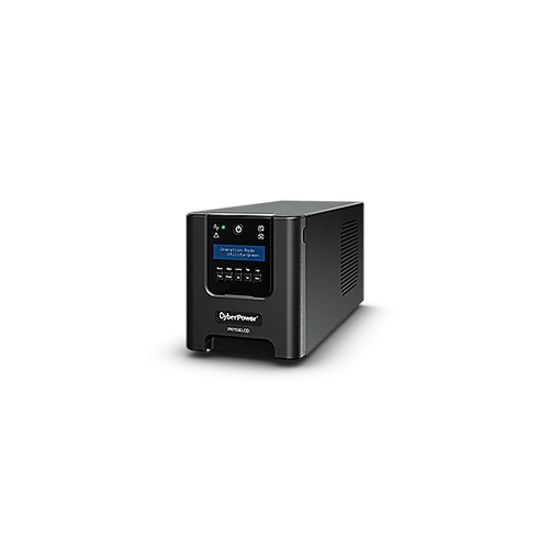CYBERPOWER UPS PR750ELCD (6xIEC320) 750VA 675W 230V szünetmentes tápegység + USB LINE-INTERAKTÍV