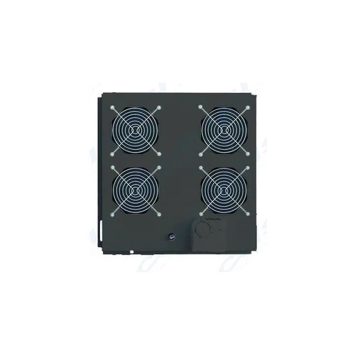 CANOVATE Ventilátoregység 2 ventilátorral, kapcsolóval állószekrényekhez termosztáttal