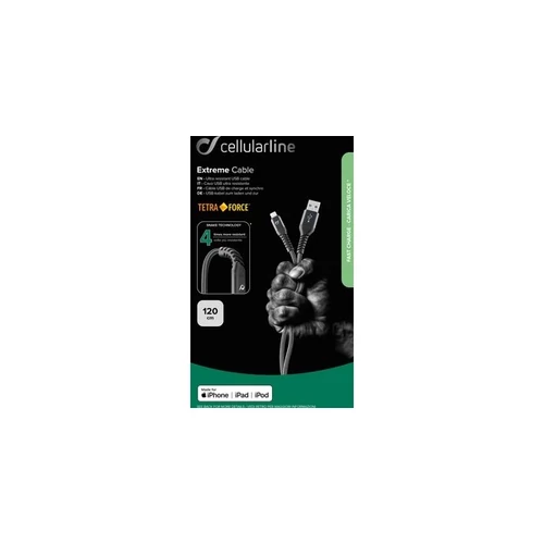 Cellularline kábel Extreme Cable - Lightning