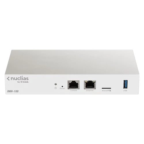 D-LINK Cloud Controller 1xLAN(1Gbps) + 1xUSB + 1x konzol port + 1xSD, (Több, mint 100 AP kezelés), DNH-100