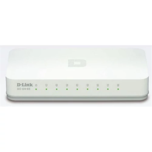 D-LINK Switch 8x100Mbps Műanyagházas Asztali, GO-SW-8E/E