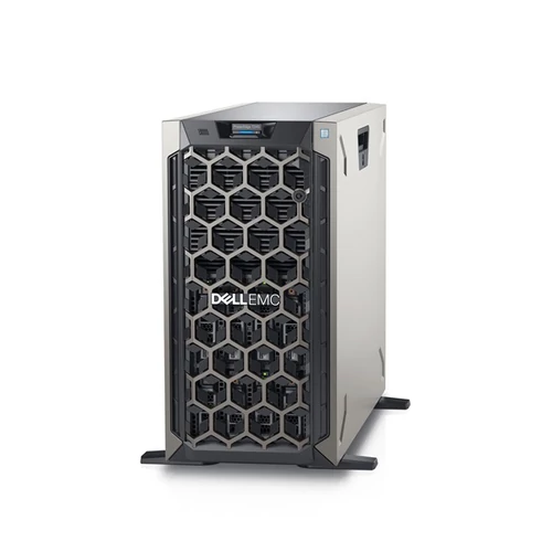 DELL EMC PowerEdge T340 torony szerver (8x3.5"), 6C E-2246G 3.6GHz, 1x16GB, 1x600GB 10k SAS; H730P, iD9 Ba., (1+1).