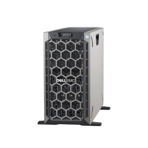 DELL EMC PowerEdge T440 torony szerver (8x3.5"), 1x10C S4210R 2.4GHz, 1x16GB, 1x480GB RI SSD; H730P, iD9 En., (1+1).