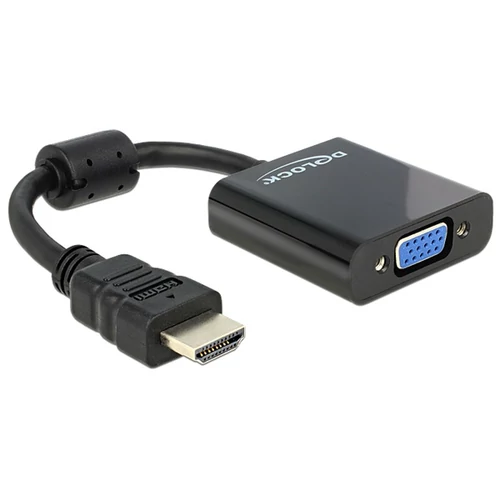 DELOCK Átalakító HDMI-A male > VGA female fekete