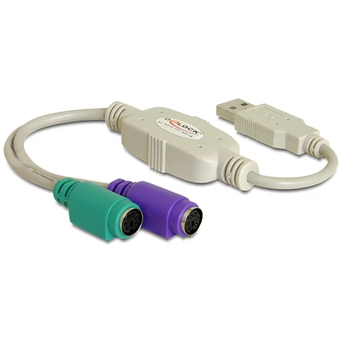 DELOCK Átalakító USB 1.1 to 2x PS2