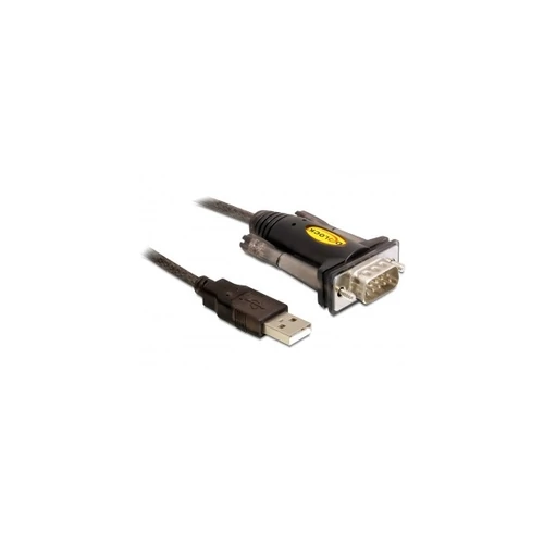 DELOCK Átalakító USB 2.0 Type-A to 1x Soros DB9 RS-232, 1.5m