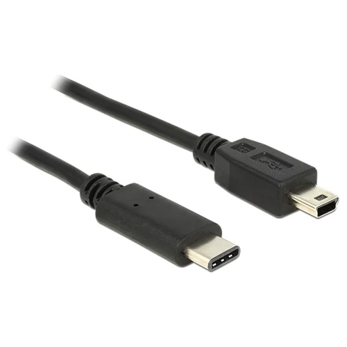 DELOCK kábel USB 2.0 Type-C male > USB 2.0 Type Mini-B male 1m fekete