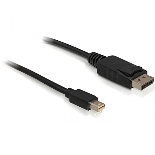DELOCK kábel mini DisplayPort 1.2 male > DisplayPort male 4K 60Hz 1m